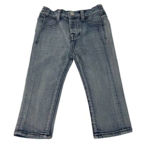 7 For All Mankind 18Months White Washed Blue Jeans - Picture 3 of 8